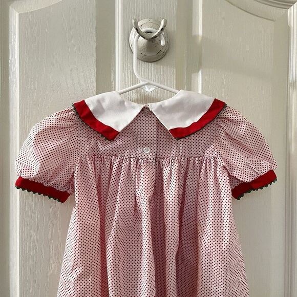 Vintage Classic Film Characters Disney Peter Pan Appliqué Dress Girls Size 3T - Picture 11 of 12